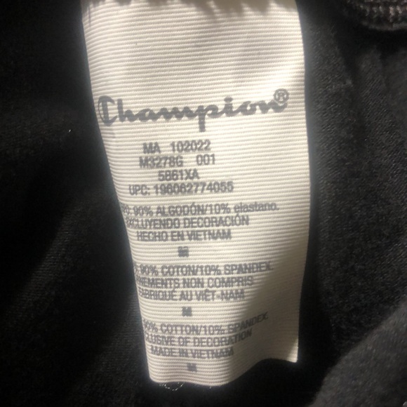 Womens Champion Medium Moisture wicking -Black - Picture 10 of 14
